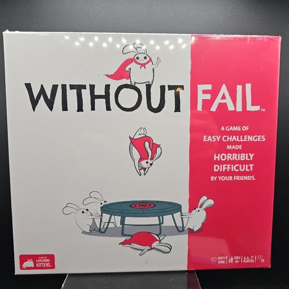 Without Fail Exploding Kittens New Sealed Party Game Outrageous Easy Challenges